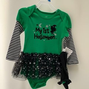 Celebrate Halloween long sleeve onesie